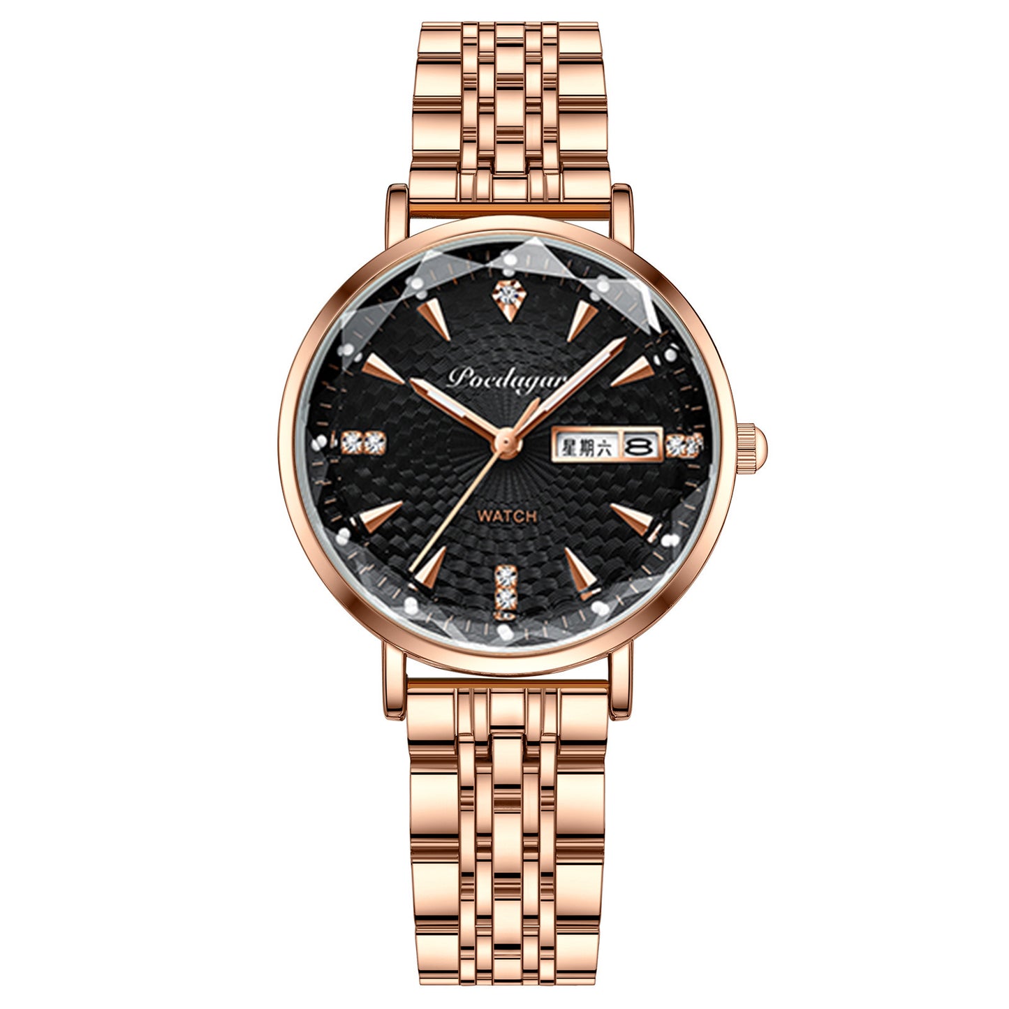 Women's Watch Double Calendar Quartz