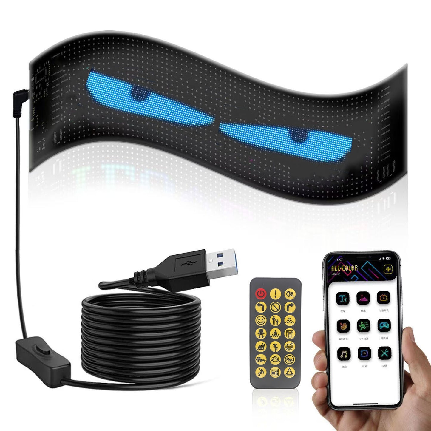 Usb Flexible Bluetooth Smart Screen for windows