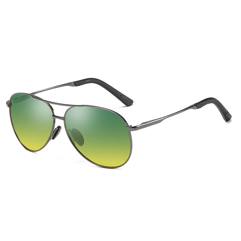 Polarized day and night sunglasses