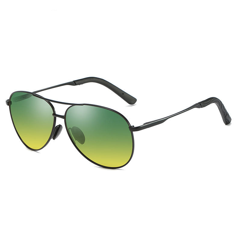 Polarized day and night sunglasses