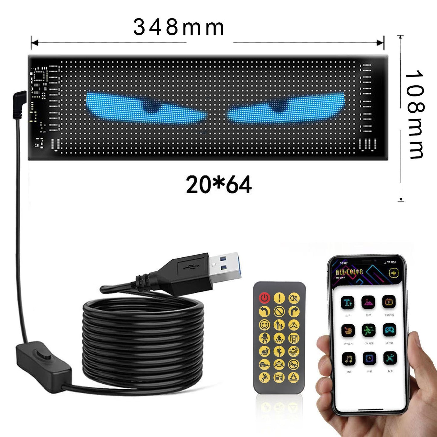 Usb Flexible Bluetooth Smart Screen for windows