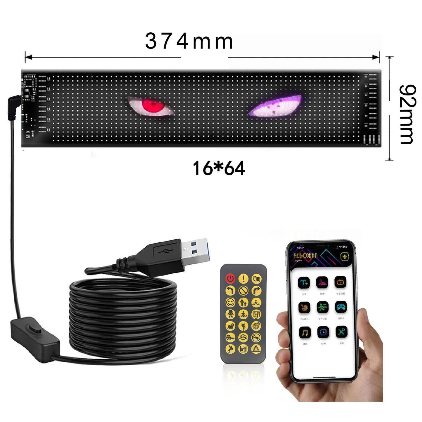 Usb Flexible Bluetooth Smart Screen for windows